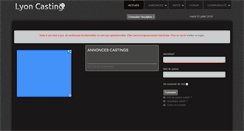 Desktop Screenshot of lyoncasting.com